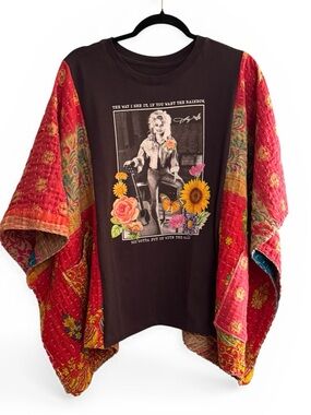 DOLLY PARTON Artisan Made Upcycled Clothing Size Inclusive Granny D Originals